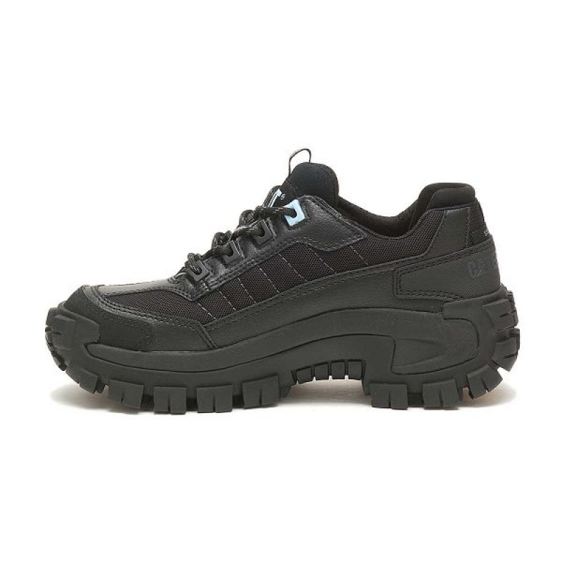 Caterpillar Invader Steel Toe Women's Work Shoes Black / Light / Blue | 916580-OND