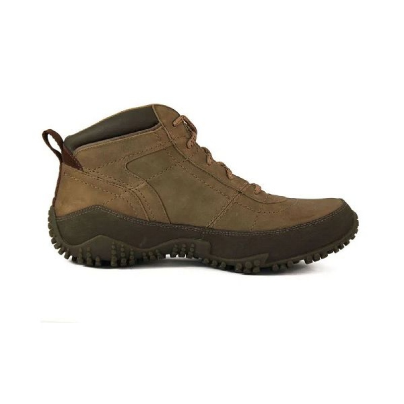 Caterpillar Litz Mid Cat Men's Boots Khaki | 017863-TVW