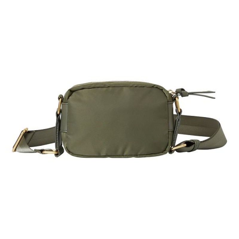 Caterpillar Mini Crossbody Men's Bags Olive / Green | 653481-LIB