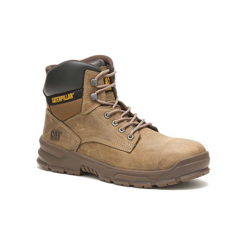 Caterpillar Mobilize Alloy Toe Men's Work Boots Brown | 761248-URH