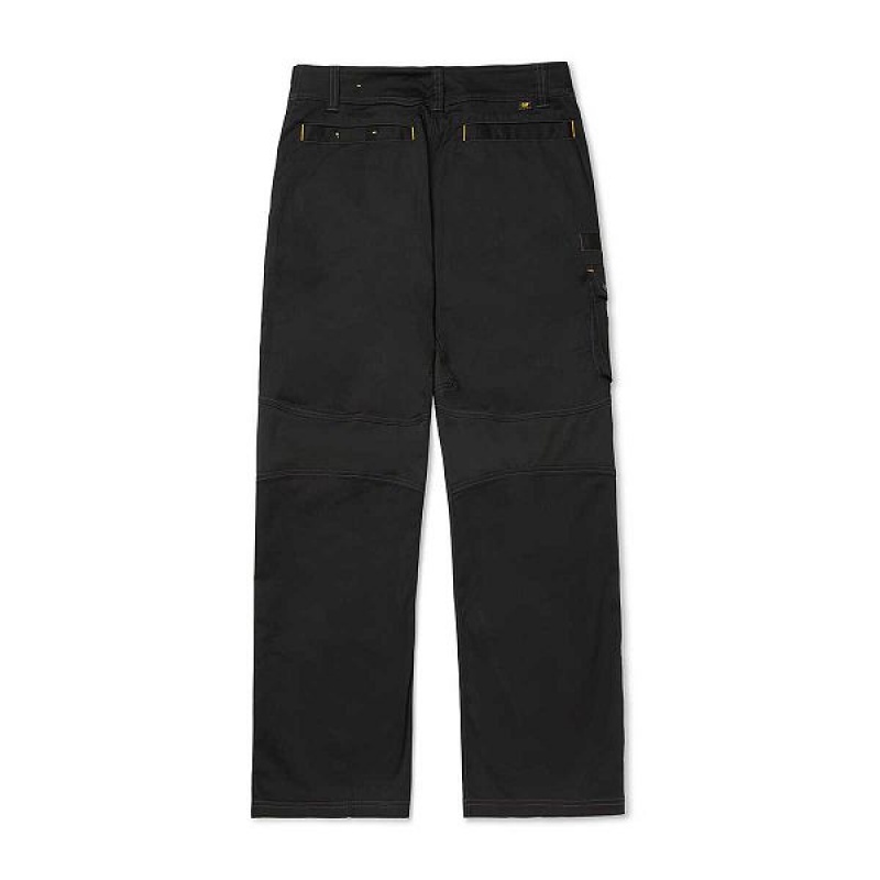 Caterpillar Operator Flex Men's Pants Black | 982106-LQV