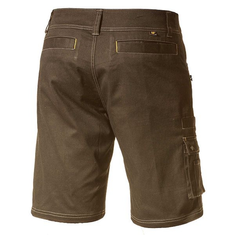 Caterpillar Operator Flex Men's Shorts Brown | 104583-APW