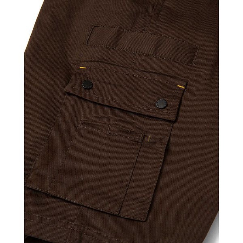 Caterpillar Operator Flex Men's Shorts Brown | 104583-APW