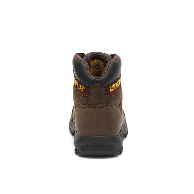 Caterpillar Outline Men's Work Boots Brown | 479623-LHR