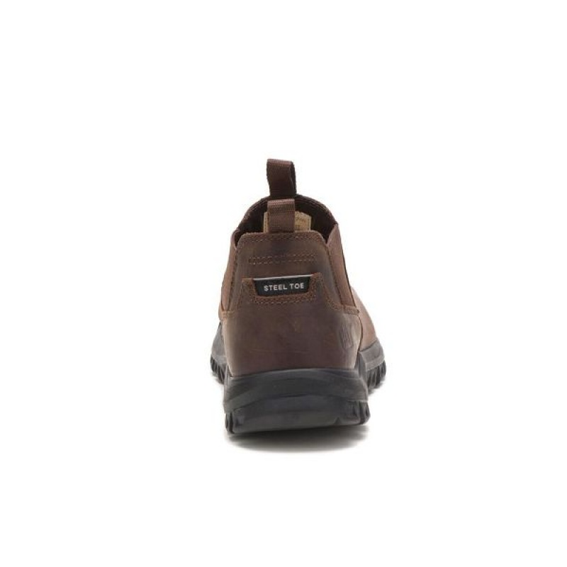 Caterpillar Outline Slip-On Steel Toe Men's Boots Brown | 617043-XMN