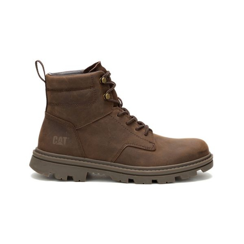 Caterpillar Practitioner Mid Men's Boots Dark / Brown | 961548-DXS