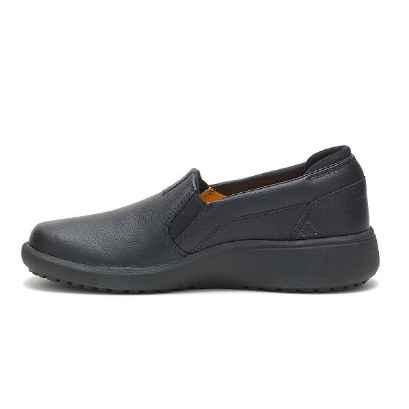 Caterpillar ProRush SR+ Slip-On Women's Work Shoes Black | 854396-NUH