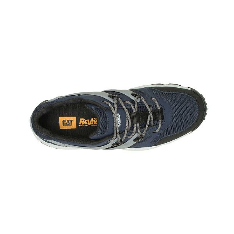 Caterpillar Reactor Refresh Men's Sneakers Navy | 160584-ULF