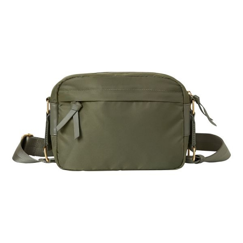 Caterpillar Regular Crossbody Men's Bags Olive / Green | 204796-KLJ