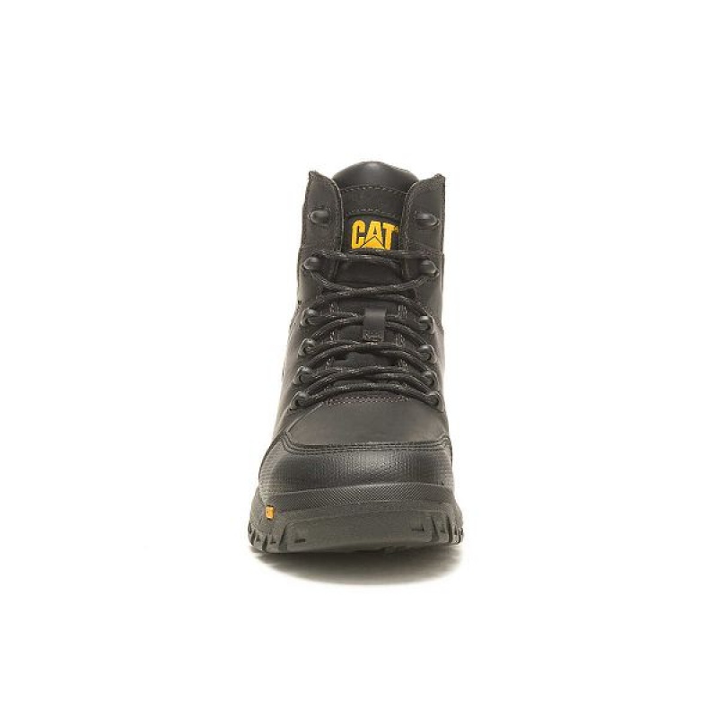 Caterpillar Resorption Waterproof Composite Toe Men's Work Boots Black | 897031-ZEW