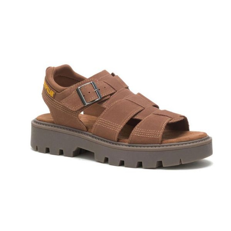 Caterpillar Rigor Women's Sandals Brown | 491702-MQI