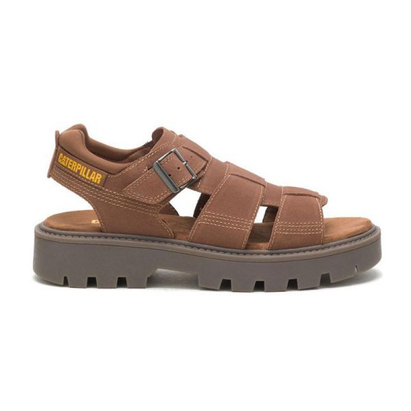 Caterpillar Rigor Women\'s Sandals Brown | 491702-MQI