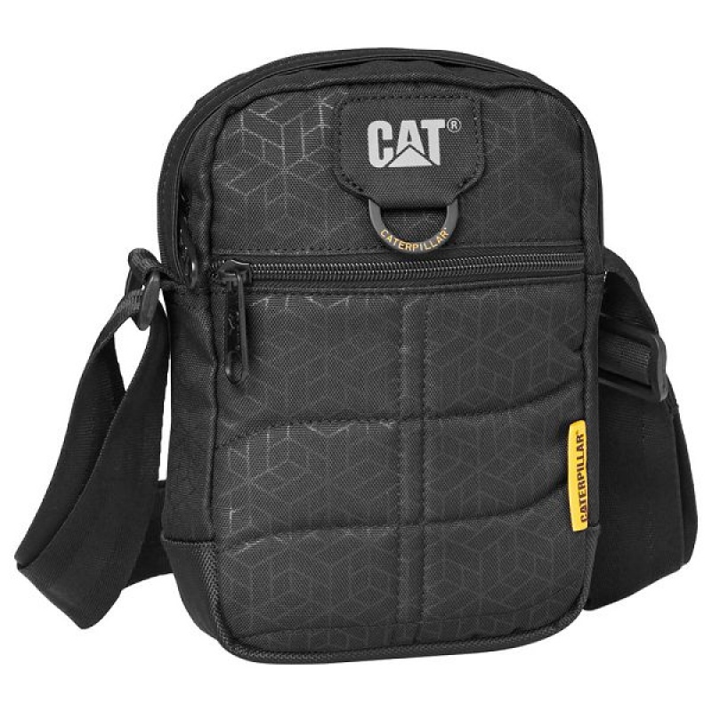 Caterpillar Rodney Mini Shoulder Men\'s Bags Black | 821436-PWX