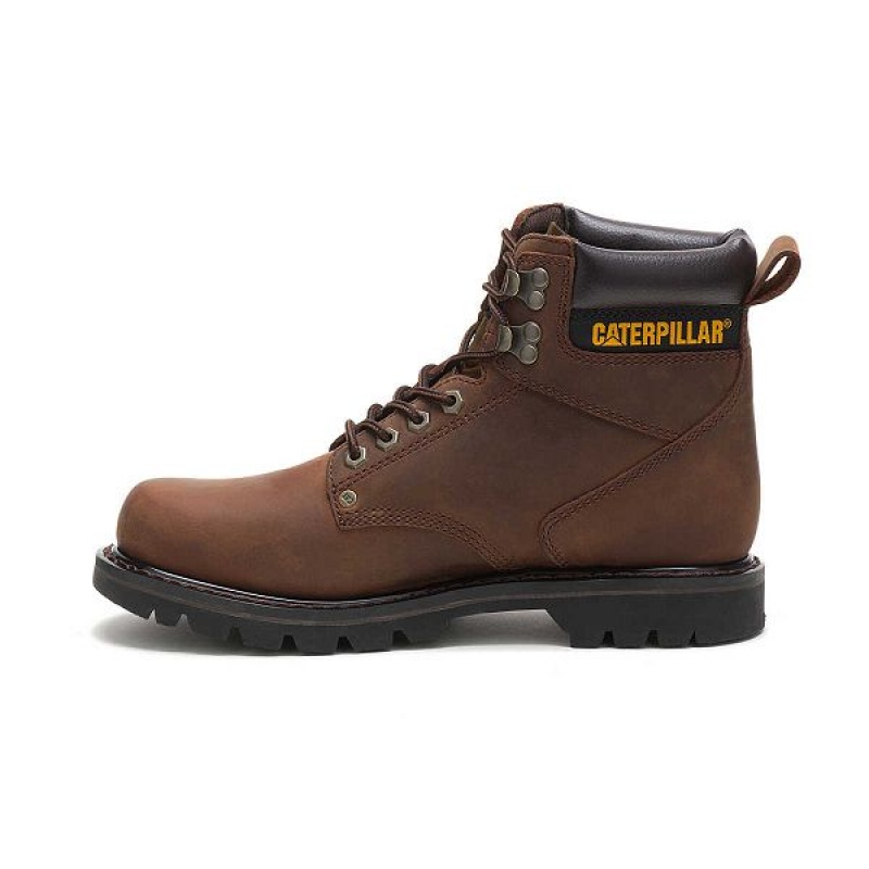 Caterpillar Second Shift Men's Work Boots Dark / Brown | 042761-FBX