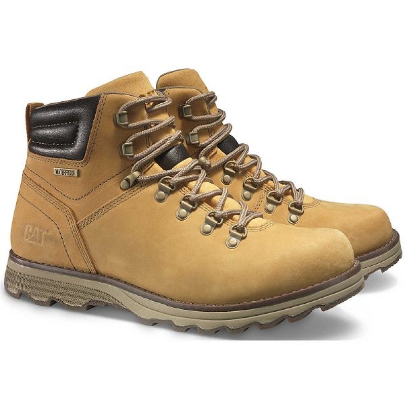 Caterpillar Sire Waterproof Men's Boots Brown | 986352-OZJ