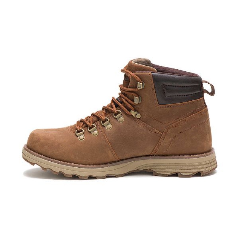 Caterpillar Sire Waterproof Men's Boots Brown | 417263-EBG