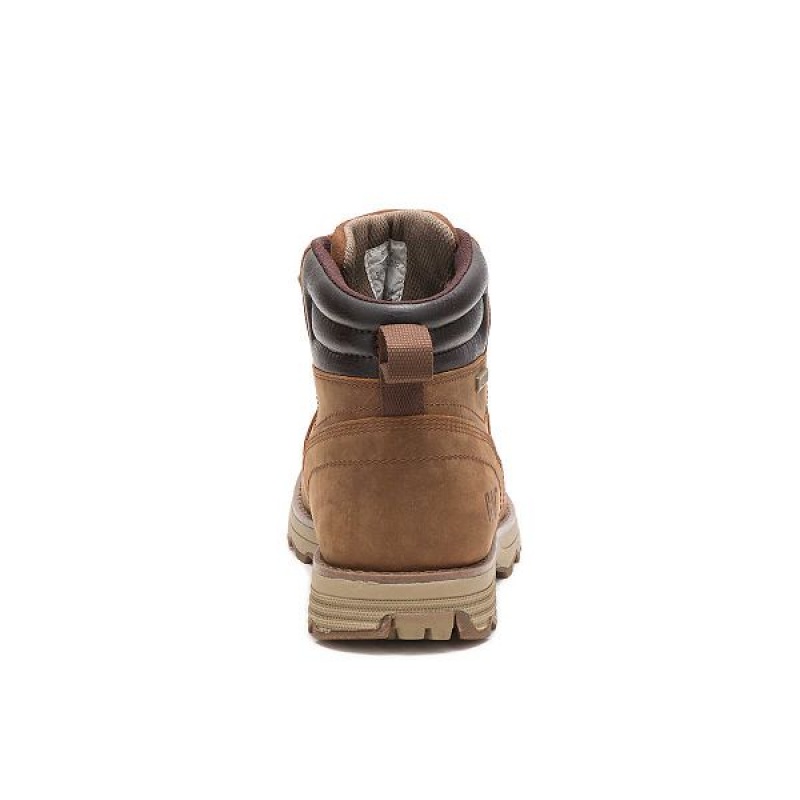 Caterpillar Sire Waterproof Men's Boots Brown | 417263-EBG