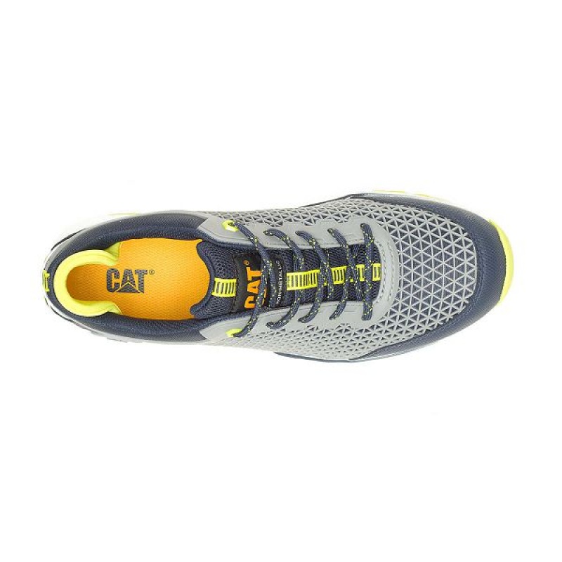 Caterpillar Streamline 2.0 Composite Toe Men's Work Shoes Grey / Yellow | 943215-FYO