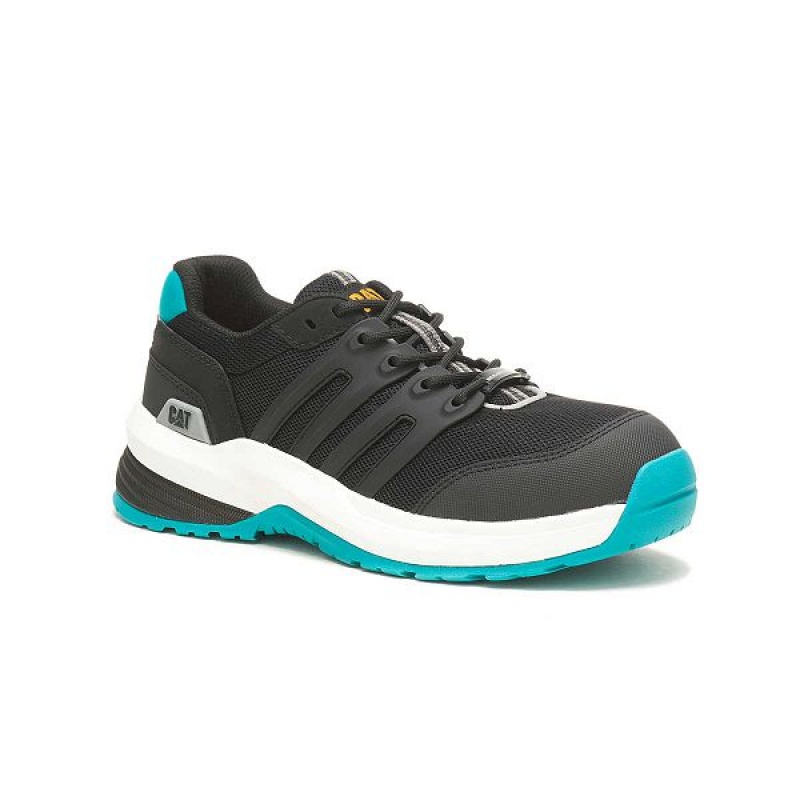 Caterpillar Streamline 2.0 Composite Toe Women's Work Shoes Black / Turquoise | 874965-ART