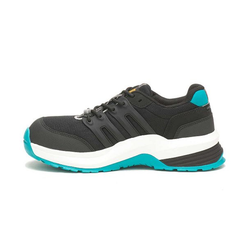 Caterpillar Streamline 2.0 Composite Toe Women's Work Shoes Black / Turquoise | 874965-ART