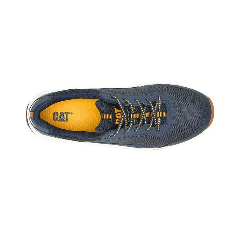 Caterpillar Streamline 2.0 Mesh Composite Toe Men's Work Shoes Navy | 320415-EKQ