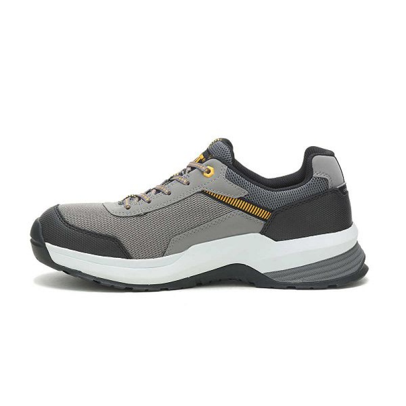 Caterpillar Streamline 2.0 Mesh Composite Toe Men's Work Shoes Grey | 819047-FCI