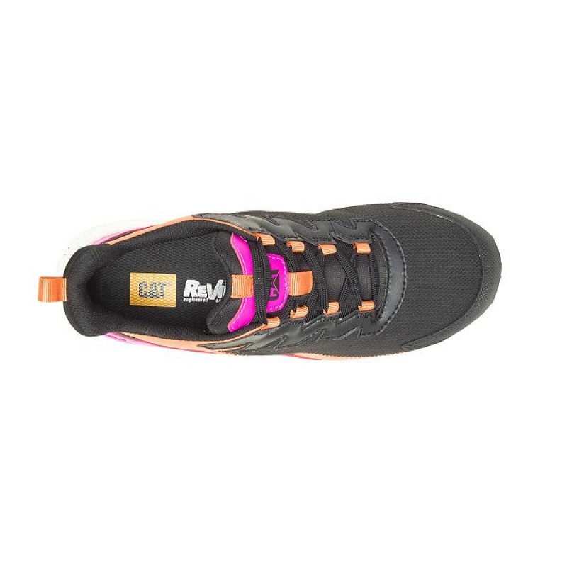 Caterpillar Streamline Runner Carbon Composite Toe Women's Work Shoes black / pink | 907613-SNZ