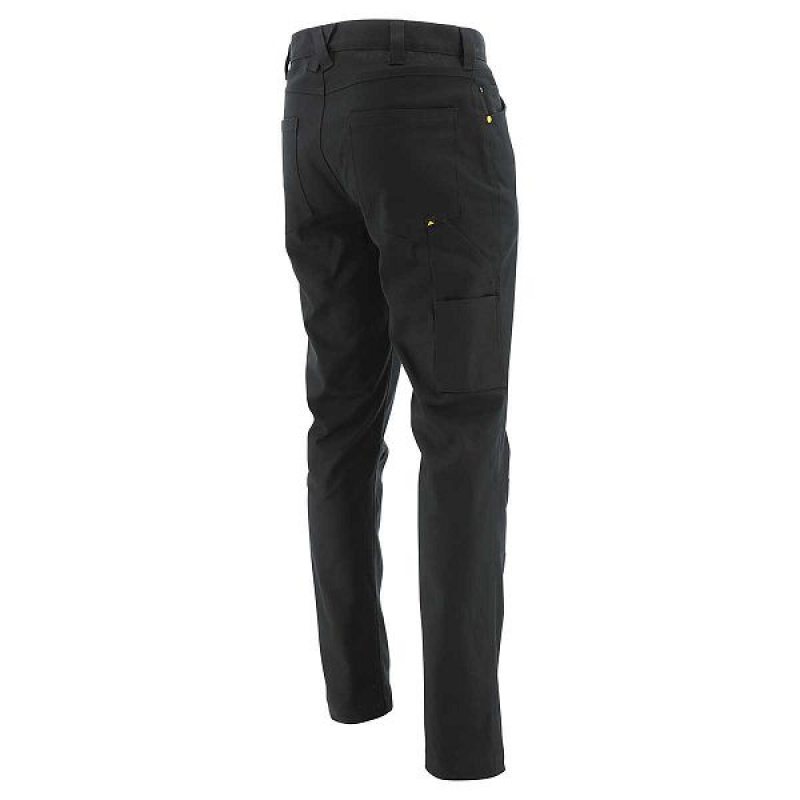 Caterpillar Stretch Canvas Utility Men's Pants Black | 816473-CVB