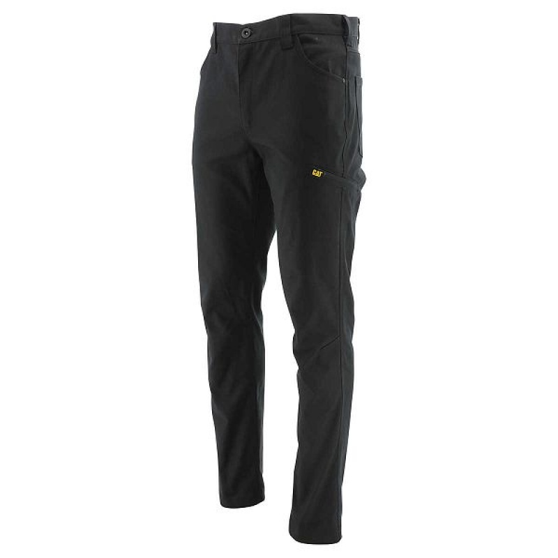 Caterpillar Stretch Canvas Utility Men\'s Pants Black | 816473-CVB