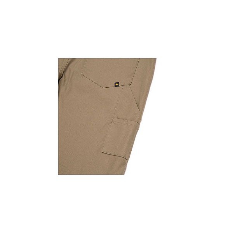 Caterpillar Stretch Canvas Utility Men's Shorts Khaki | 907361-WDP