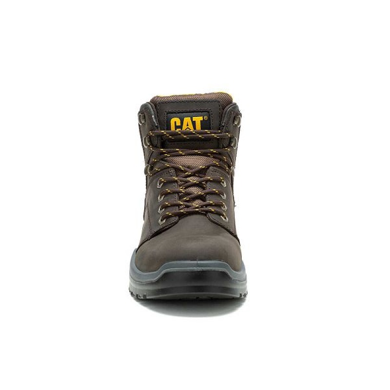 Caterpillar Striver Steel Toe Men's Work Boots Brown | 170354-PCE