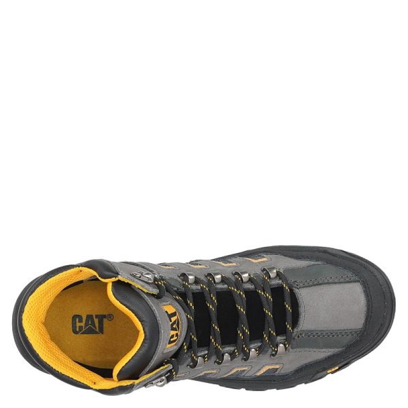 Caterpillar Threshold CAG ST M4M Industrial Men's Work Boots Grey / Black | 857914-WHO