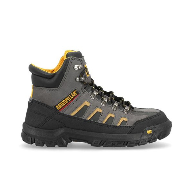 Caterpillar Threshold CAG ST M4M Industrial Men\'s Work Boots Grey / Black | 857914-WHO