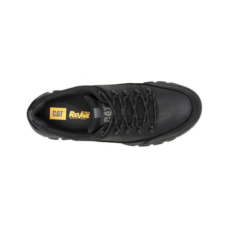 Caterpillar Threshold Hiker Low Men's Hiking Shoes Black | 174205-PTO