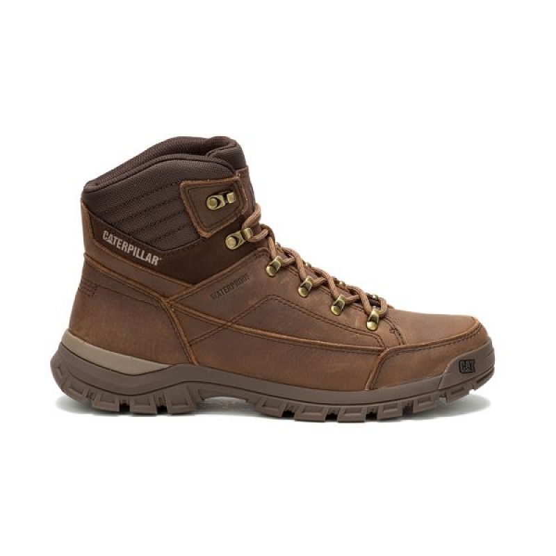 Caterpillar Threshold Hiker WP Men's Hiking Boots Light / Brown | 645870-RTJ