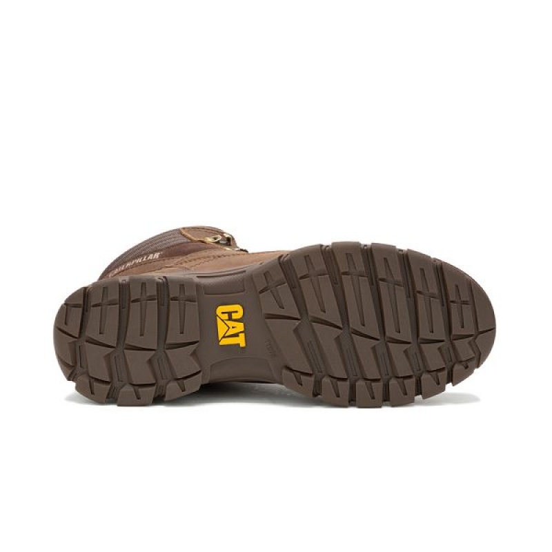 Caterpillar Threshold Hiker WP Men's Hiking Boots Light / Brown | 645870-RTJ