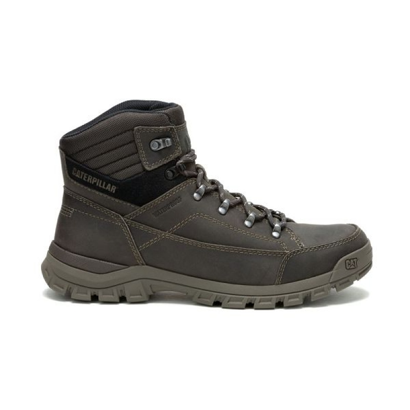 Caterpillar Threshold Hiker WP Men's Hiking Boots Dark / Grey | 798234-WPJ