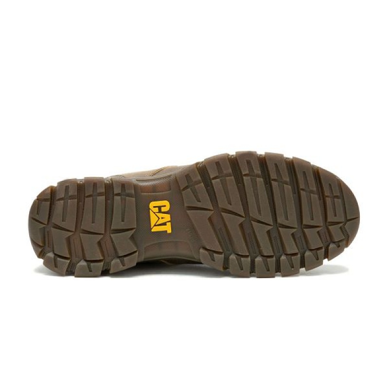 Caterpillar Threshold Lace Low Men's Casual Shoes Brown | 274561-KGZ