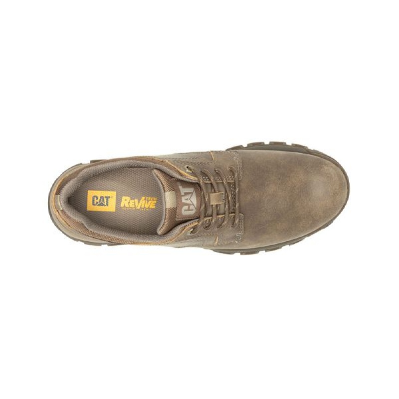 Caterpillar Threshold Lace Low Men's Casual Shoes Brown | 274561-KGZ