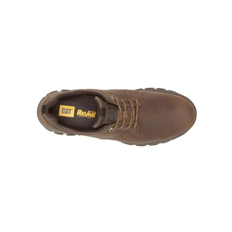 Caterpillar Threshold Lace Low Men's Casual Shoes Light / Brown | 652907-MOS