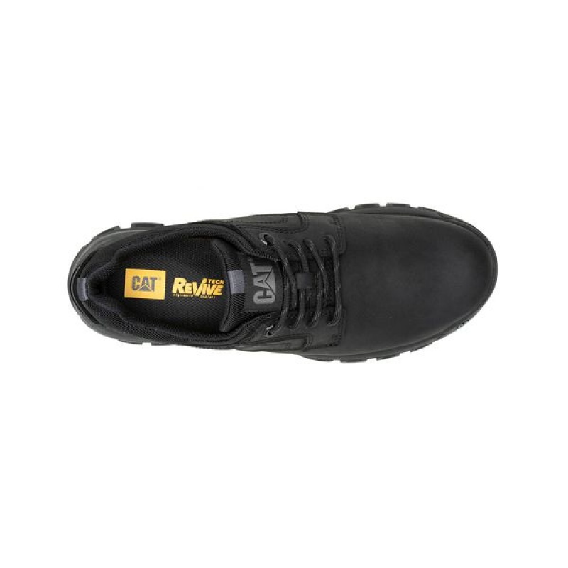 Caterpillar Threshold Lace Low Men's Casual Shoes Black | 203659-MOC