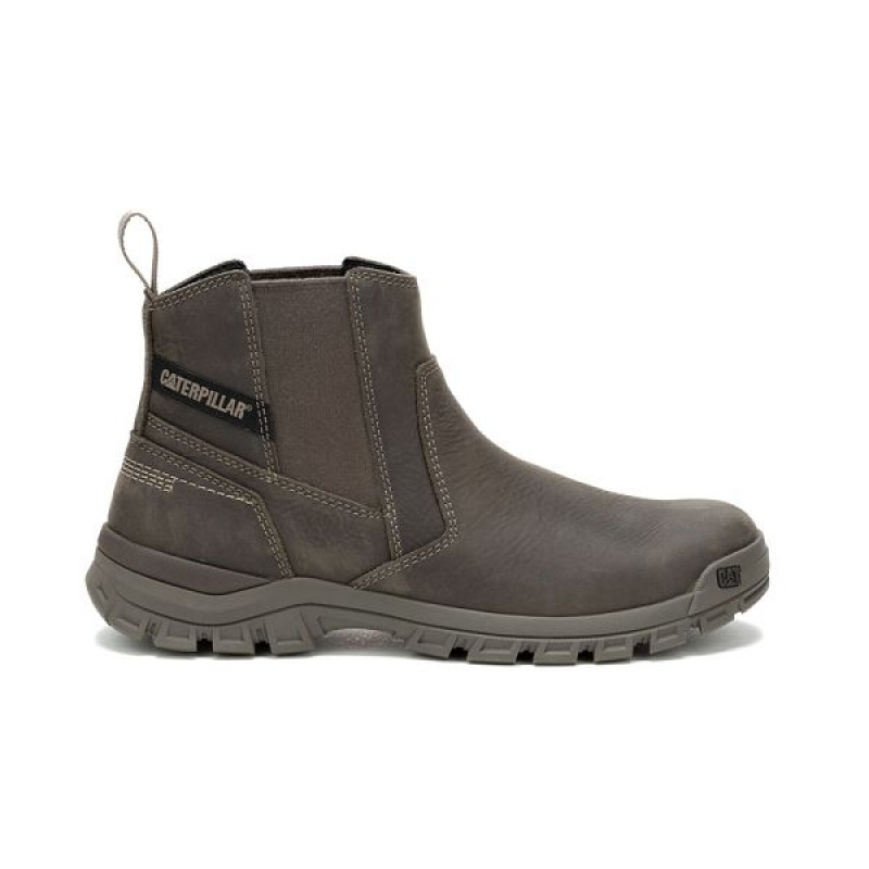 Caterpillar Threshold Men's Chelsea Boots Dark / Grey | 857943-SND