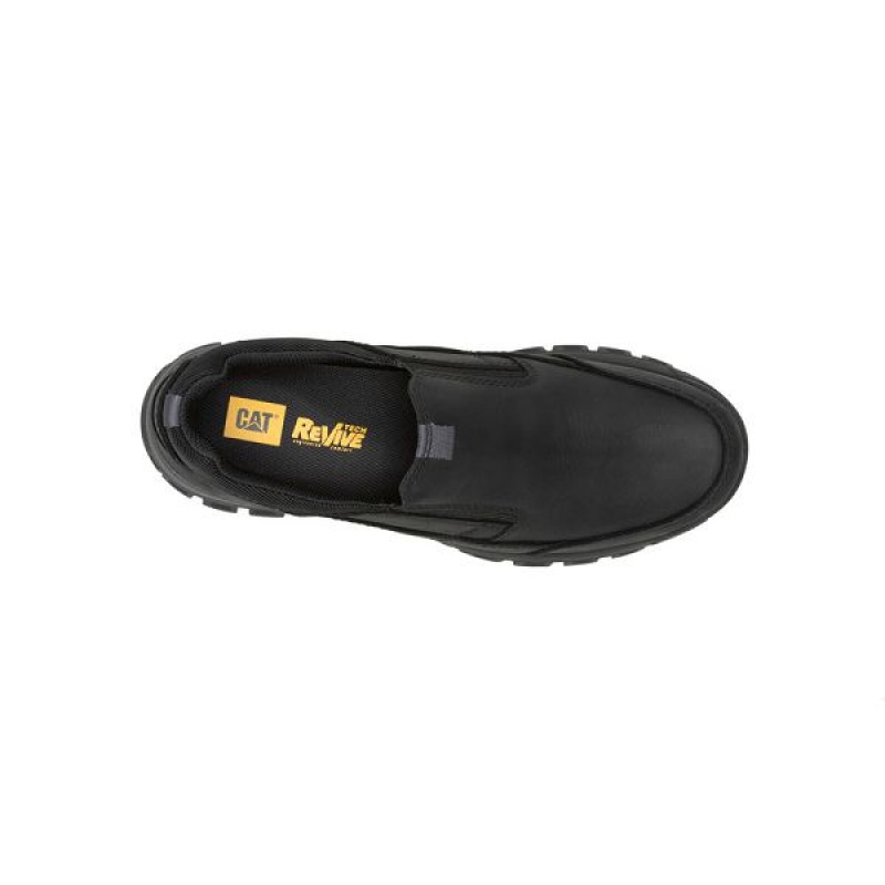 Caterpillar Threshold Men's Slip On Black | 674123-EMJ