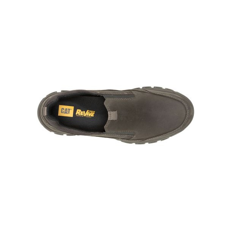 Caterpillar Threshold Men's Slip On Dark / Grey | 027136-OXQ