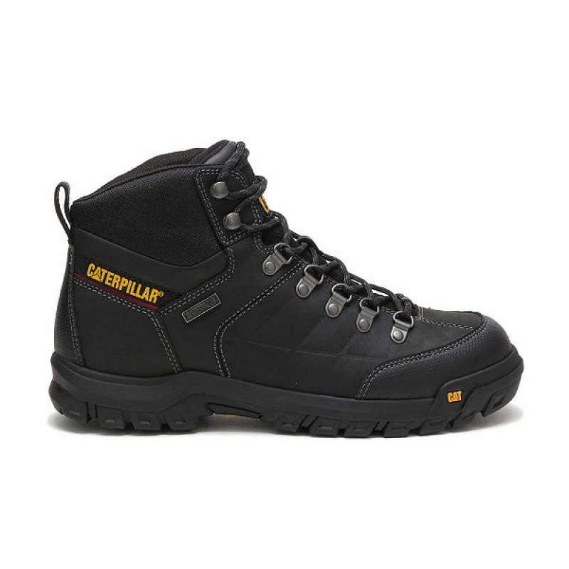 Caterpillar Threshold Waterproof Men\'s Work Boots Black | 397125-TGJ