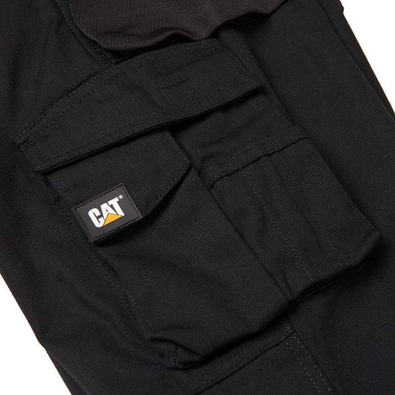 Caterpillar Trademark Trouser Men's Pants Black | 369154-OTU