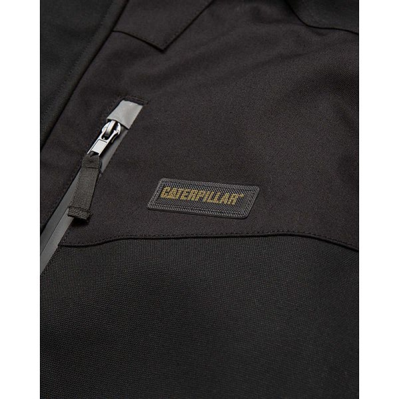 Caterpillar Triton Insulated Belt Length Men's Jackets Black | 306754-NDM