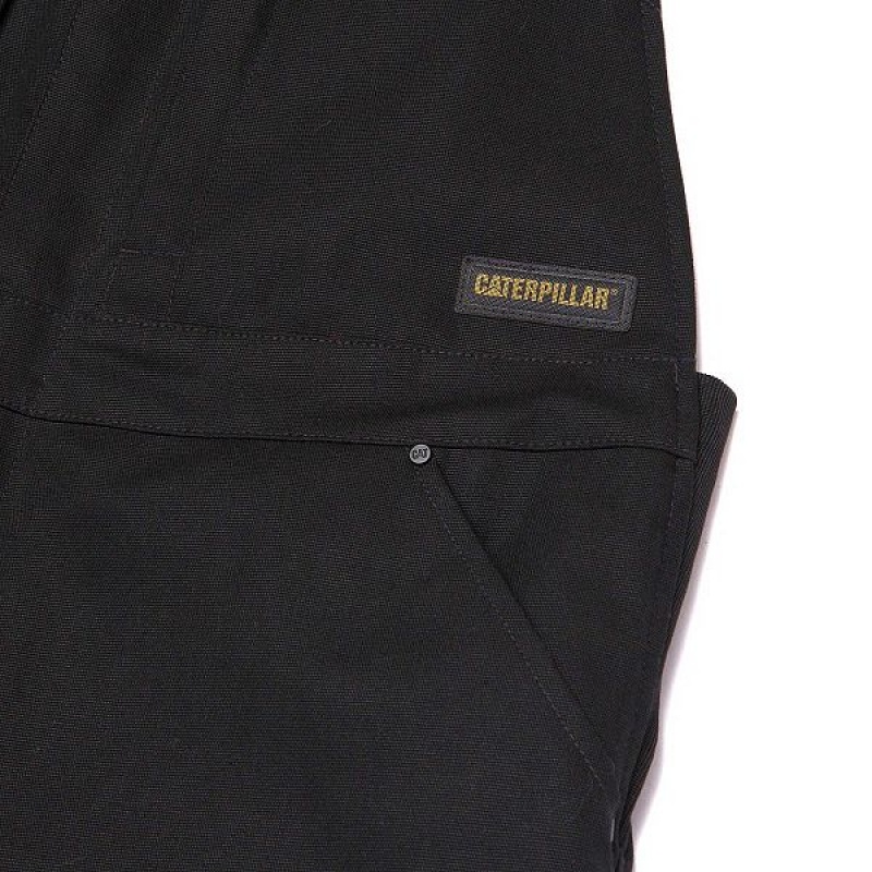 Caterpillar Triton Insulated Bib Men's Pants Black | 247158-DVE