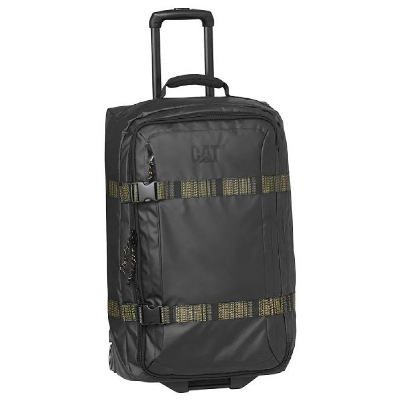 Caterpillar Unisex The Sixty Wheeled Duffel S Cat Men's Luggages Black | 593708-DFV