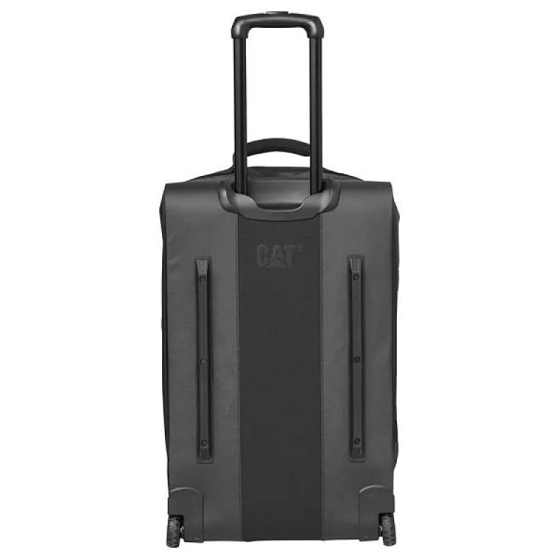 Caterpillar Unisex The Sixty Wheeled Duffel S Cat Men's Luggages Black | 593708-DFV